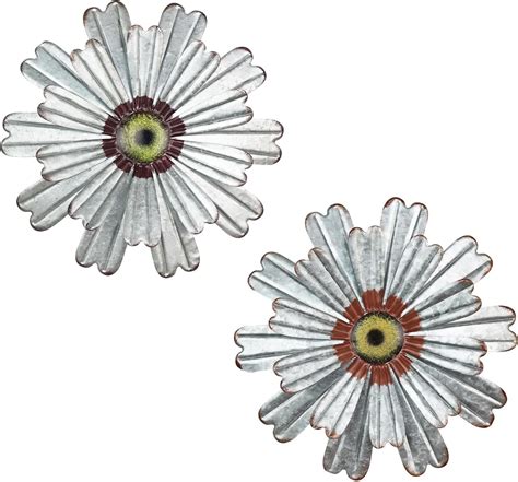 Amazon.com: hogardeck Metal Flower Wall Decor 2 